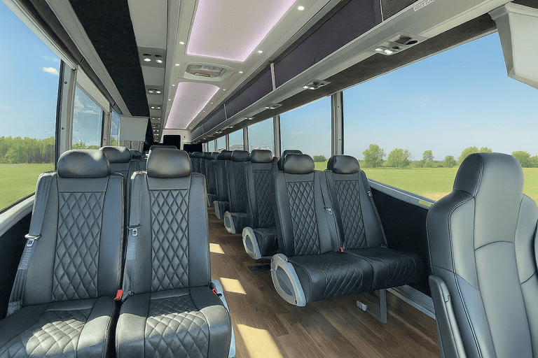 coach bus in Roswell